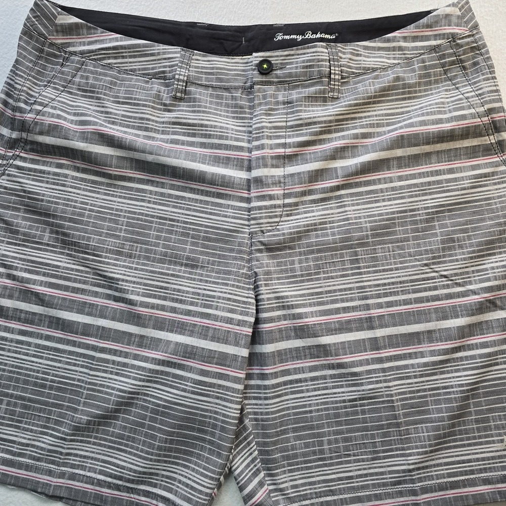 NWT Tommy Bahama Cayman Sarzana Stripe Hybrid Board Shorts Mens 40 Active Swim‎